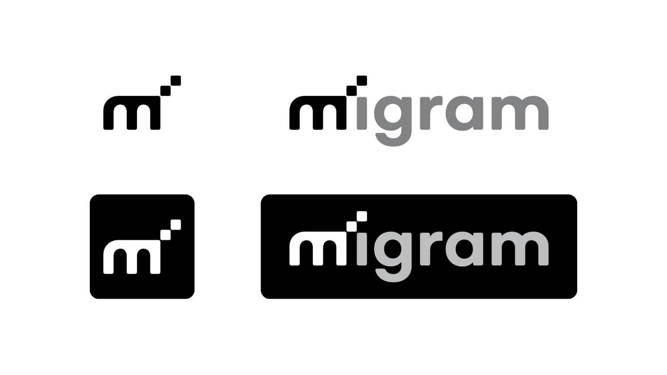migram logo monochrome